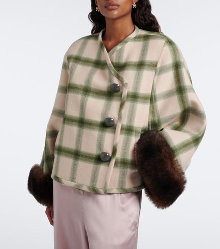 Veste en laine vierge à carreaux - Valentino Garavani - Modalova