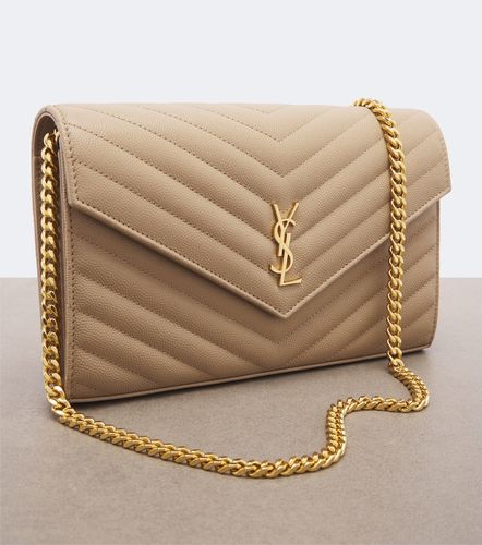 Portefeuille à chaîne Cassandre en cuir - Saint Laurent - Modalova