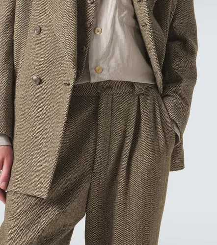 Pantalon droit Archivio en coton mélangés - Giorgio Armani - Modalova