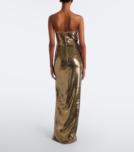 Robe longue bustier à sequins - Roland Mouret - Modalova