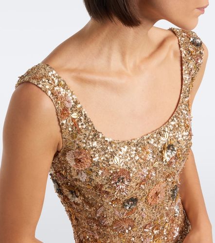 Là Fuori Robe longue Cyprus Garden à sequins - La Fuori - Modalova