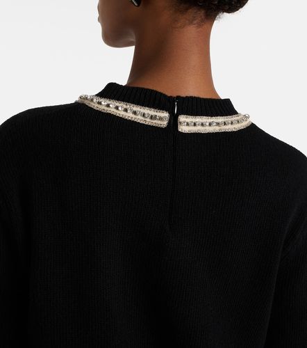 Pull en laine vierge à sequins - Valentino Garavani - Modalova
