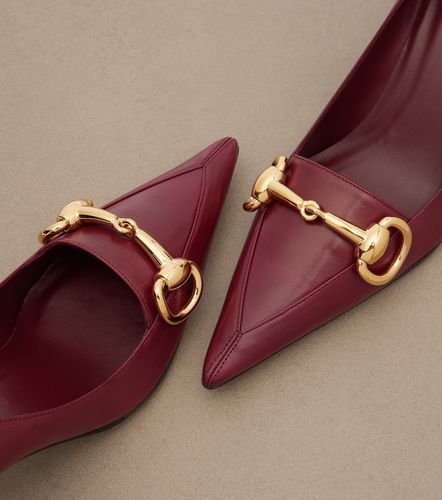 Escarpins Helena Horsebit en cuir - Gucci - Modalova