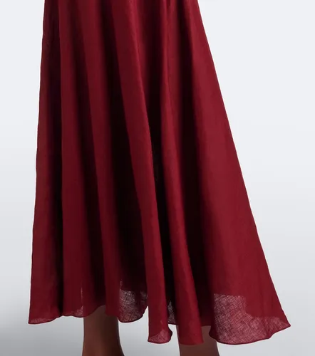 Robe longue Exploring Textures en lin - Johanna Ortiz - Modalova