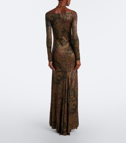 Etro Robe longue à motif cachemire - Etro - Modalova