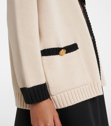 Cardigan en coton mélangé à col lavallière - Valentino Garavani - Modalova