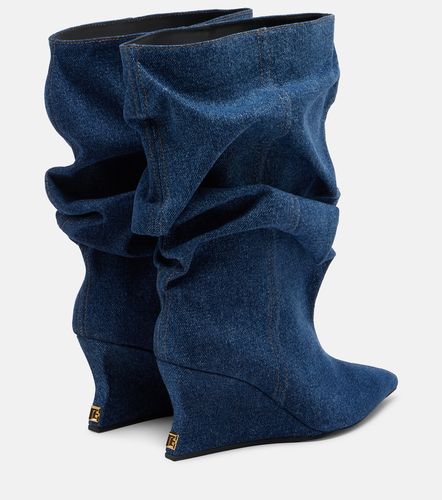 Balmain Bottines en denim - Balmain - Modalova