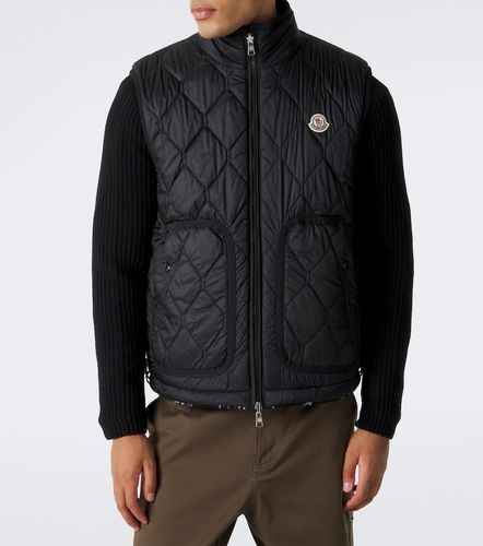 Gilet réversible à motif cachemire - Moncler - Modalova