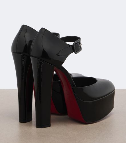 Escarpins Jenna à plateau en cuir verni - Christian Louboutin - Modalova