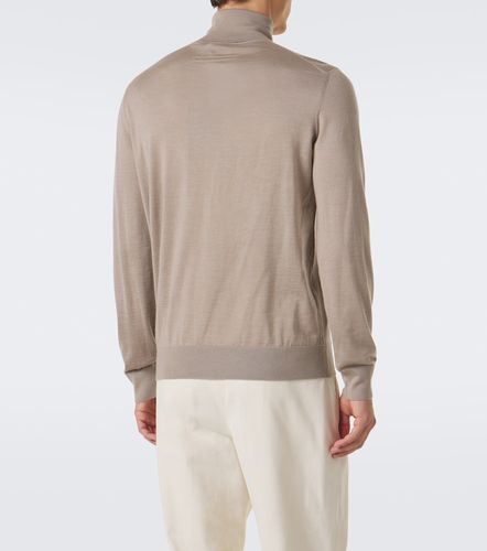 Pull à col roulé en cachemire et soie - Zegna - Modalova