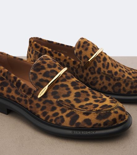 Mocassins Pinch en cuir façon poulain - Givenchy - Modalova