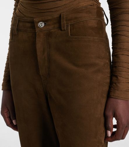 Pantalon droit Maxine en daim - Proenza Schouler - Modalova