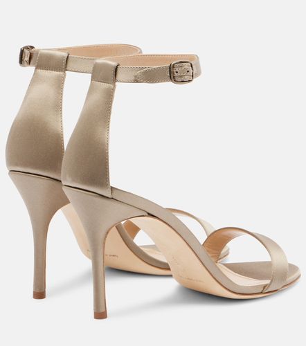 Sandales Chaos en satin - Manolo Blahnik - Modalova