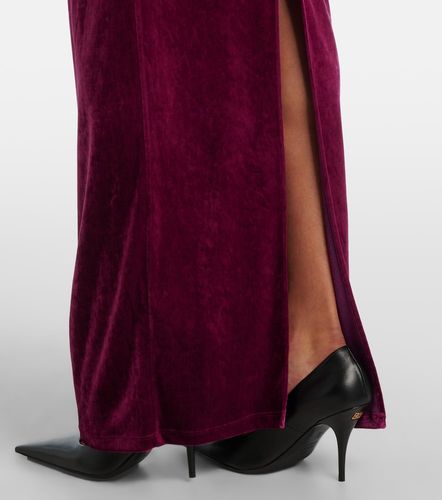 Balenciaga Robe longue en velours - Balenciaga - Modalova