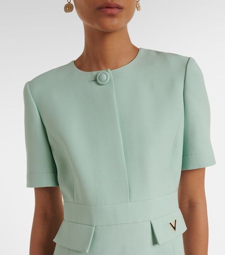 Robe midi VGold en Crêpe Couture - Valentino Garavani - Modalova