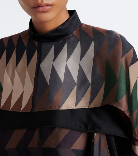 Sacai Top en satin à imprimé - Sacai - Modalova