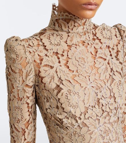 Robe longue Votiva en guipure - De La Vali - Modalova