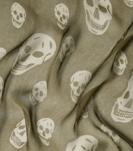 McQueen Foulard Skull en soie - McQueen - Modalova