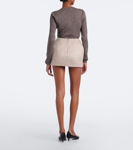 Mini-jupe en mohair et laine mélangés - Magda Butrym - Modalova