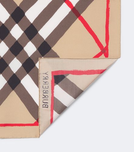 Foulard Check en soie - Burberry - Modalova