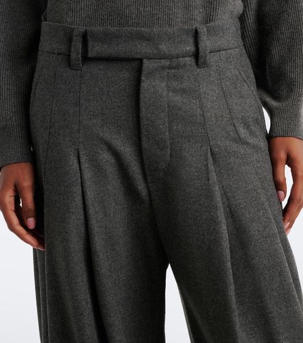 Pantalon ample en laine et cachemire - Brunello Cucinelli - Modalova