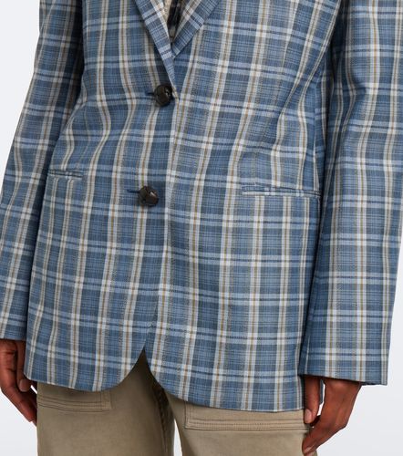 Blazer en laine à carreaux - Acne Studios - Modalova