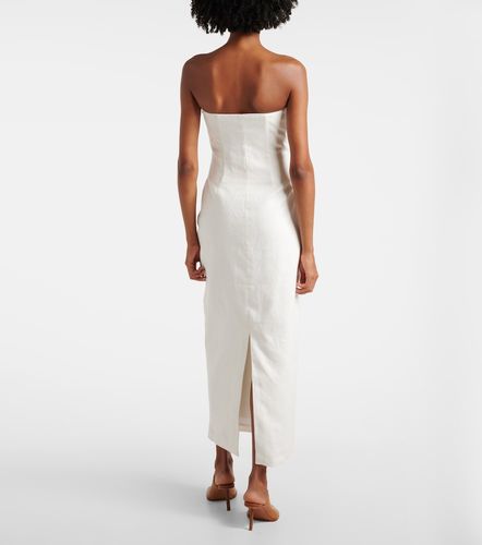 Robe longue bustier Evalita en lin - SIR - Modalova
