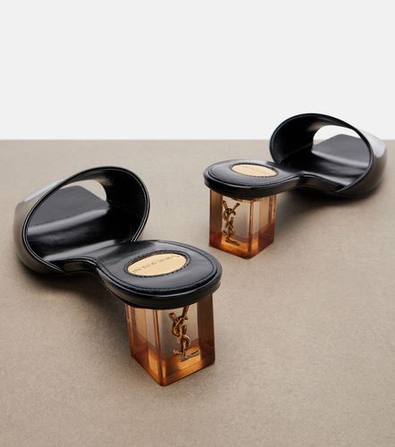 Mules Sip en cuir verni - Saint Laurent - Modalova
