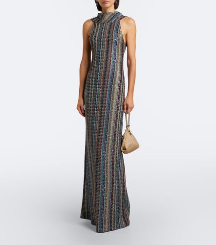 Robe longue à rayures et sequins - Missoni - Modalova