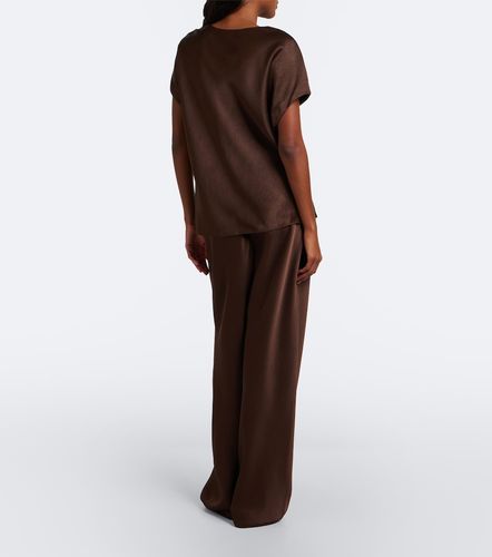 Pantalon ample Colette en satin - Vince - Modalova