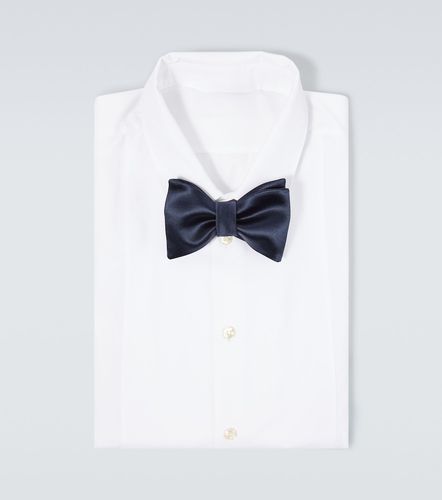 Nœud papillon en satin de soie et coton - Brunello Cucinelli - Modalova