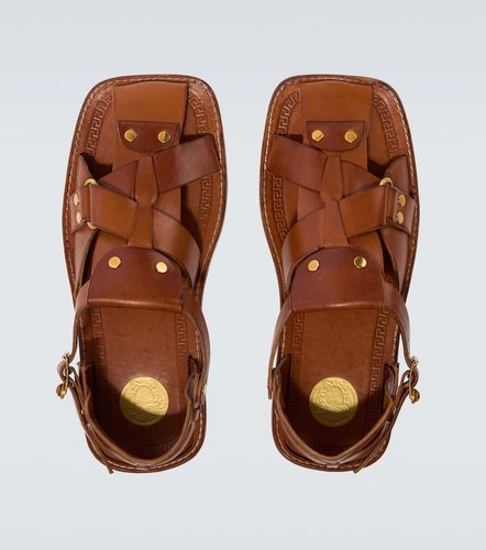 Sandales pêcheur Souvenir en cuir - Versace - Modalova