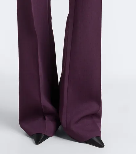 Pantalon évasé en laine vierge - Alex Perry - Modalova