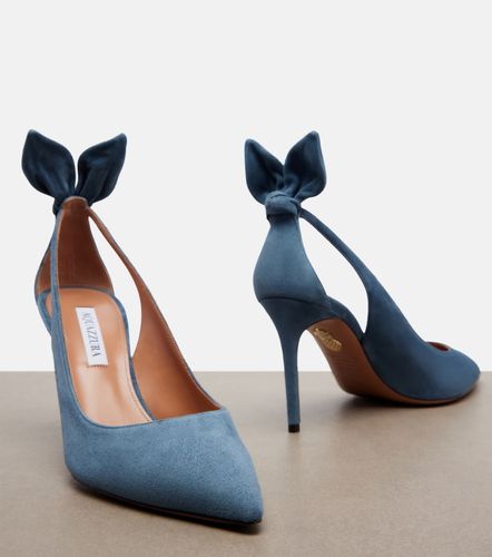Aquazzura Escarpins Bow Tie en daim - Aquazzura - Modalova