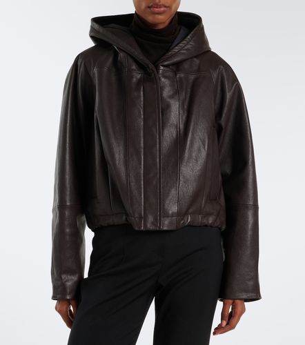 Sportmax Veste en cuir à capuche - Sportmax - Modalova