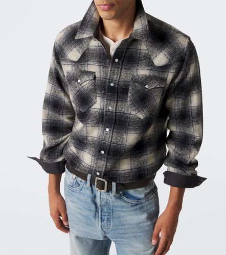 Chemise en laine mélangée à carreaux - RRL - Modalova