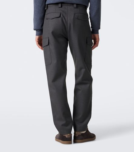 Pantalon droit en laine - Brunello Cucinelli - Modalova