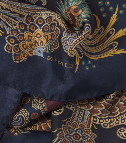 Foulard en soie à motif cachemire - Etro - Modalova