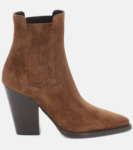 Bottines Theo 95 en daim - Saint Laurent - Modalova