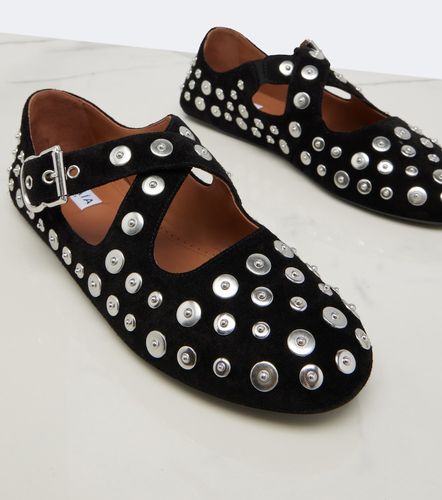 Alaïa Ballerines en daim à clous - Alaia - Modalova