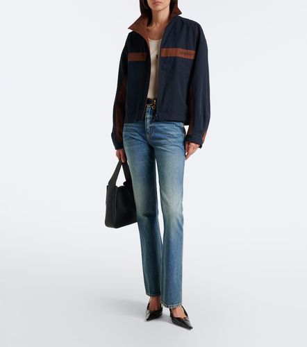 Veste en coton à logo - Saint Laurent - Modalova