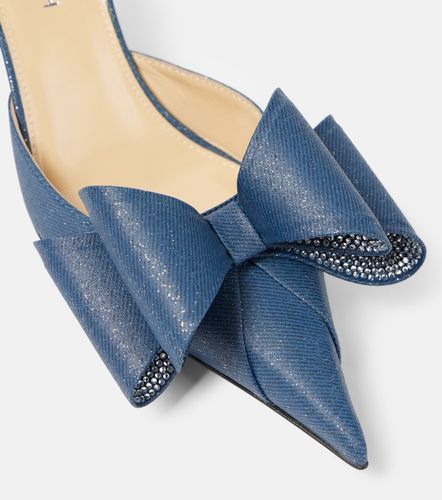 Escarpins slingback Le Cadeau 65 en denim - Mach & Mach - Modalova