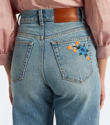 Chloé Jean straight à broderies - Chloe - Modalova