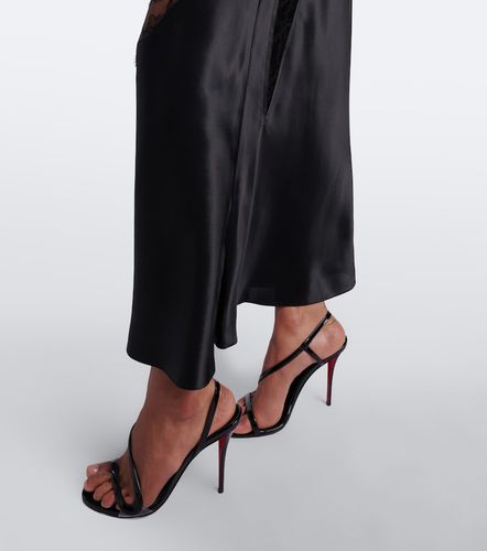 Robe nuisette en satin de soie - Roberto Cavalli - Modalova