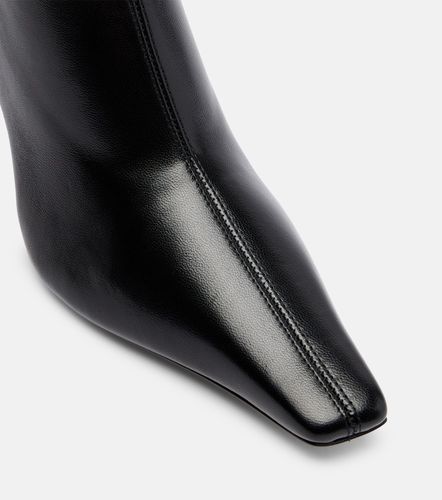 Bottines Jamie 80 en cuir - Amina Muaddi - Modalova