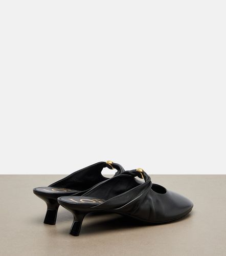 Mules Pebble Soft en cuir à talon - Loewe - Modalova