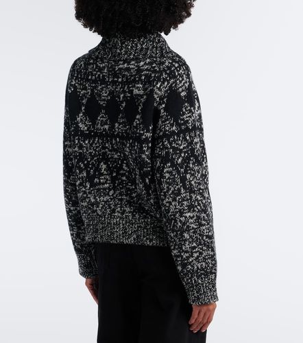 Cardigan Fair Isle en laine mélangée - Vince - Modalova
