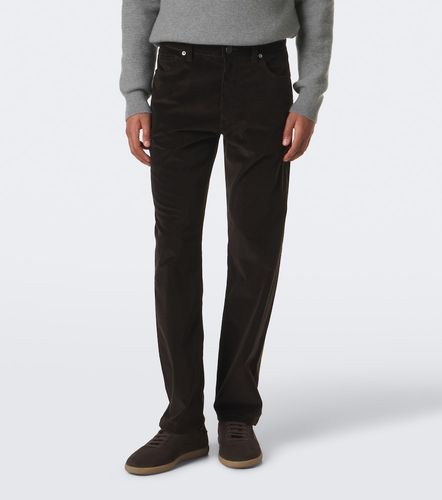 Pantalon droit Roccia en velours côtelé - Zegna - Modalova