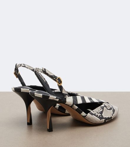 Escarpins slingback Poisson en cuir façon serpent - Jacquemus - Modalova