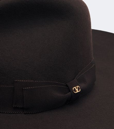 Fedora VLogo en cachemire - Valentino Garavani - Modalova